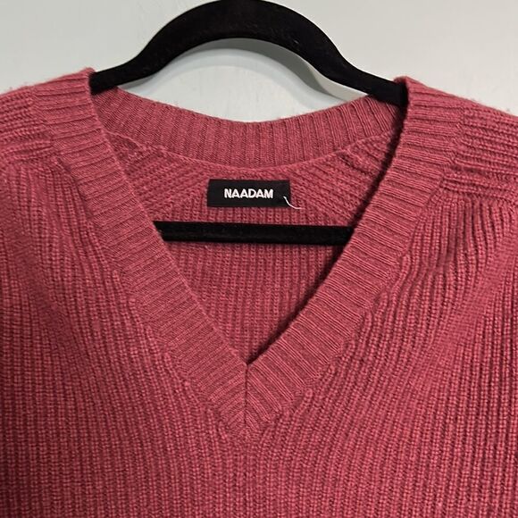 NAADAM Merino Wool V Neck Sweater - Picture 4 of 8